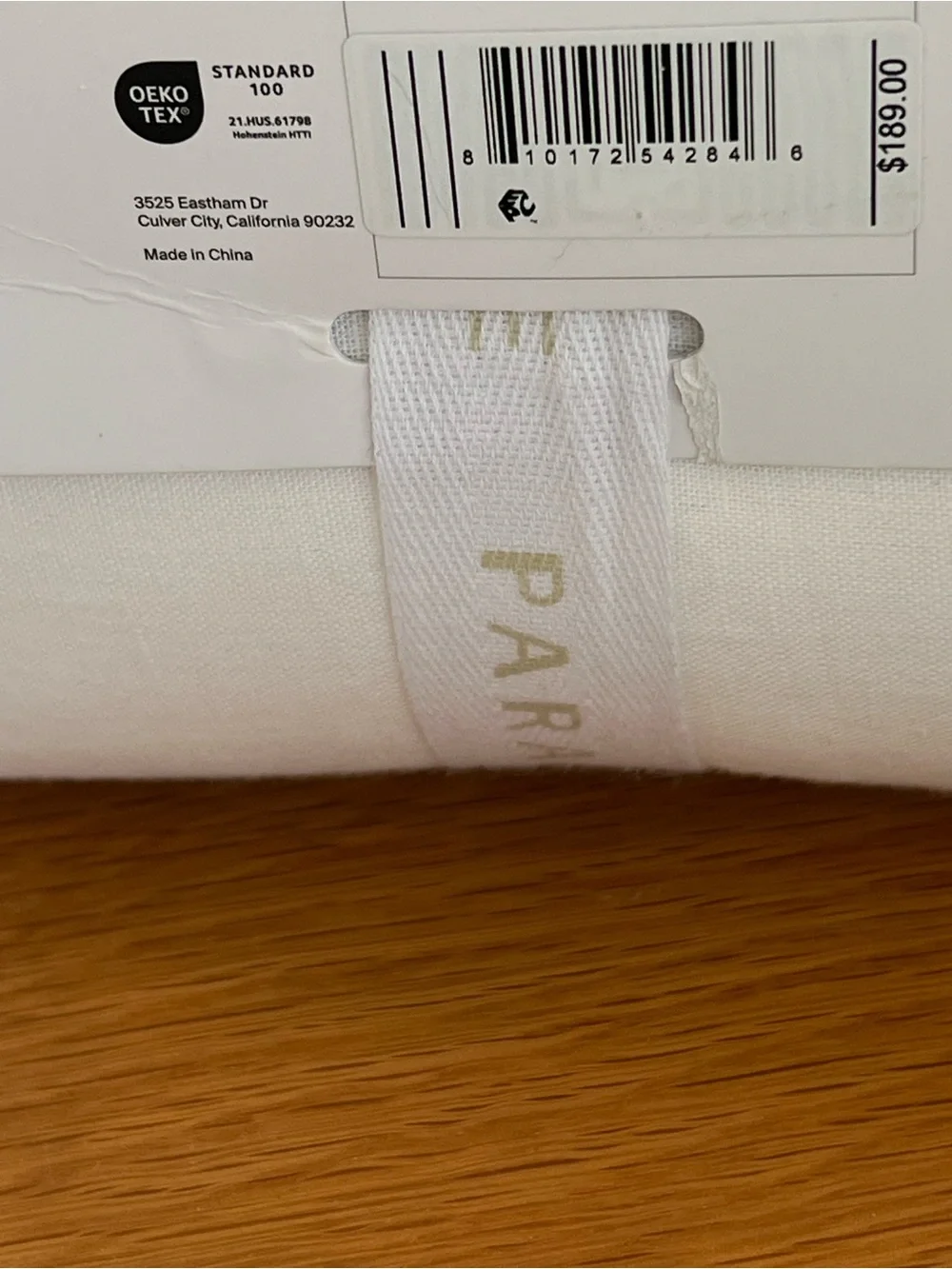 Parachute Relaxed Linen Duvet Cover Set — White / FULL/QUEEN